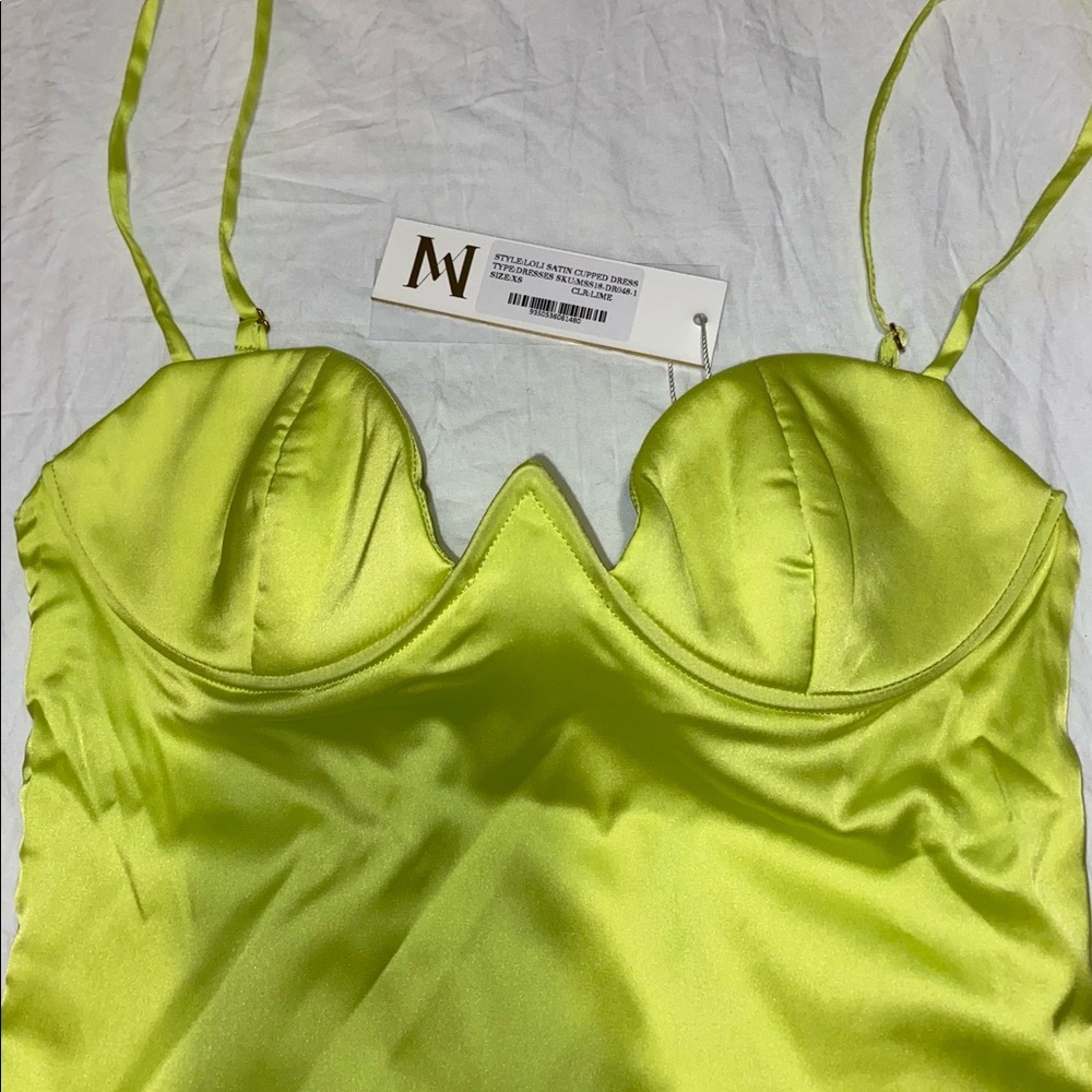 Meshki Satin Mini Party Dress